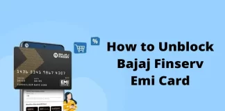 How to Unblock Bajaj Finserv EMI Card Online how to unblock bajaj finserv emi card